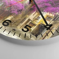 Clock face with numbers