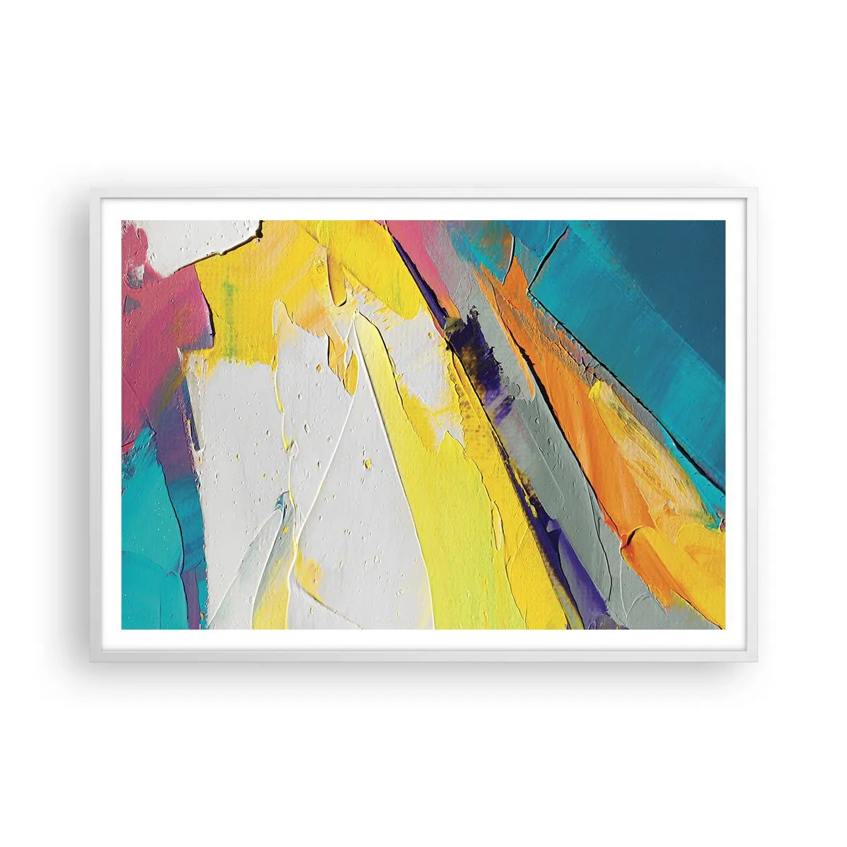 Poster in white frmae - Anatomy of Light - 100x70 cm