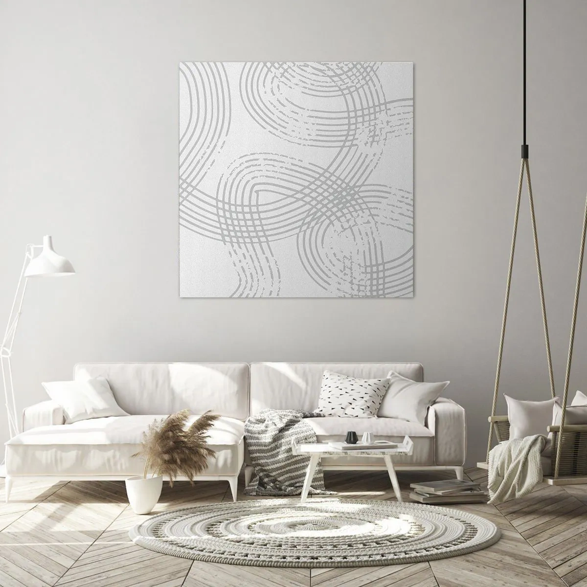 Canvas picture - No Straight Line - 30x30 cm