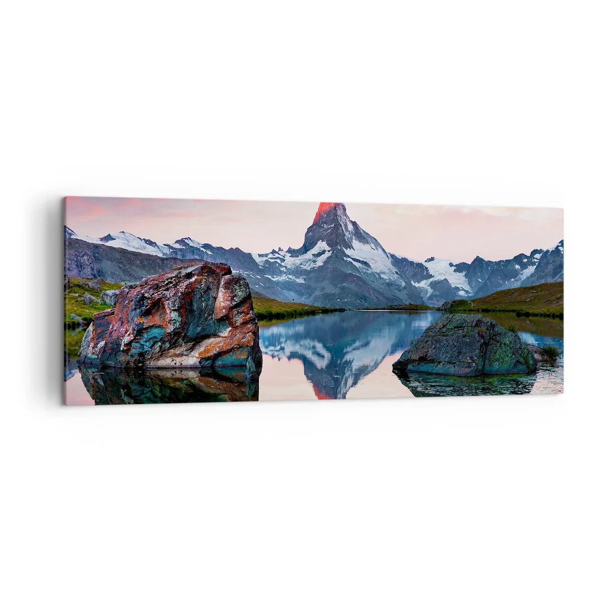 Canvas picture - Heart of the Mountains Is Hot - 140x50 cm