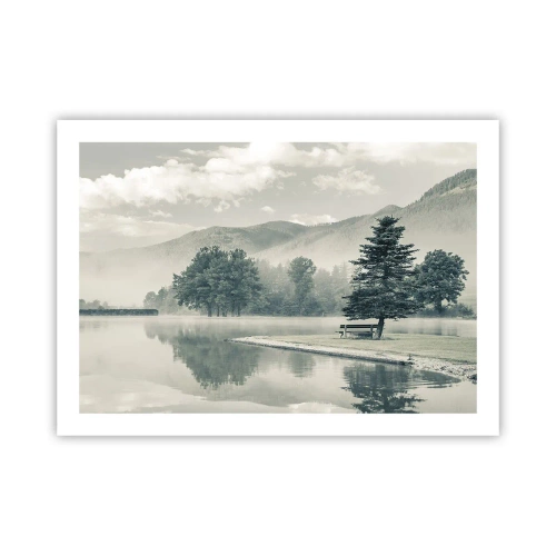Poster - Lake Is Still Asleep - 70x50 cm