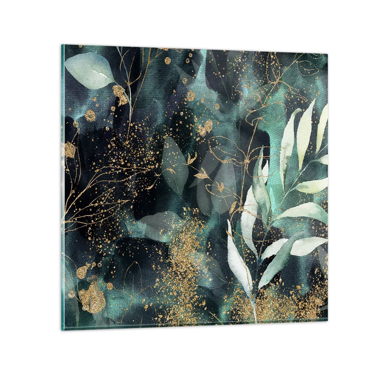 Glass picture - Enchanted Garden - 50x50 cm