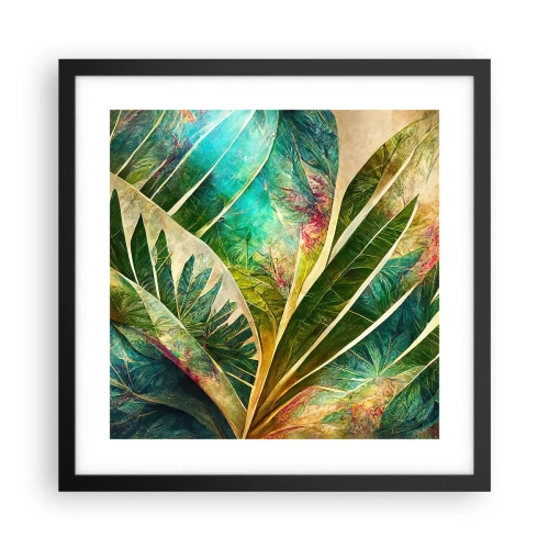Poster in black frame - Colours of the Tropics - 40x40 cm