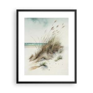 Poster in black frame - Wrapped by Sand - 40x50 cm