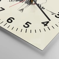 Clock face with numbers