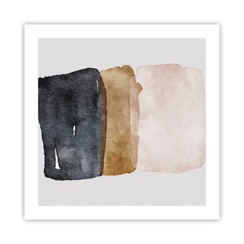 Poster - Composition of the Colours of the Soil - 50x50 cm