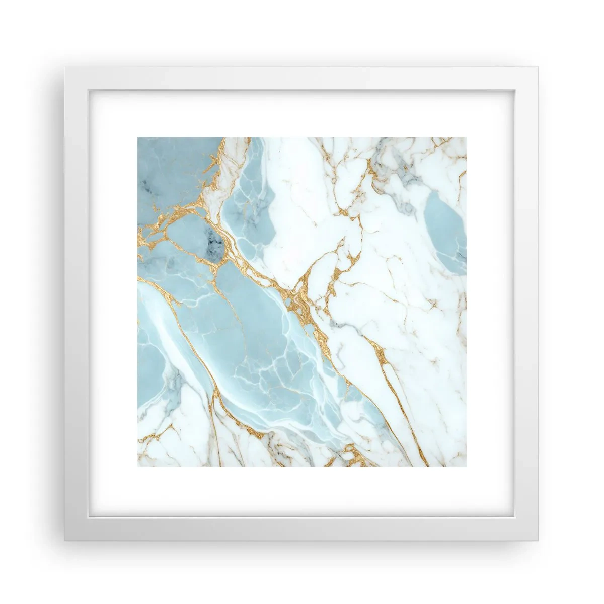 Poster in white frmae - Richness of the Stone - 30x30 cm