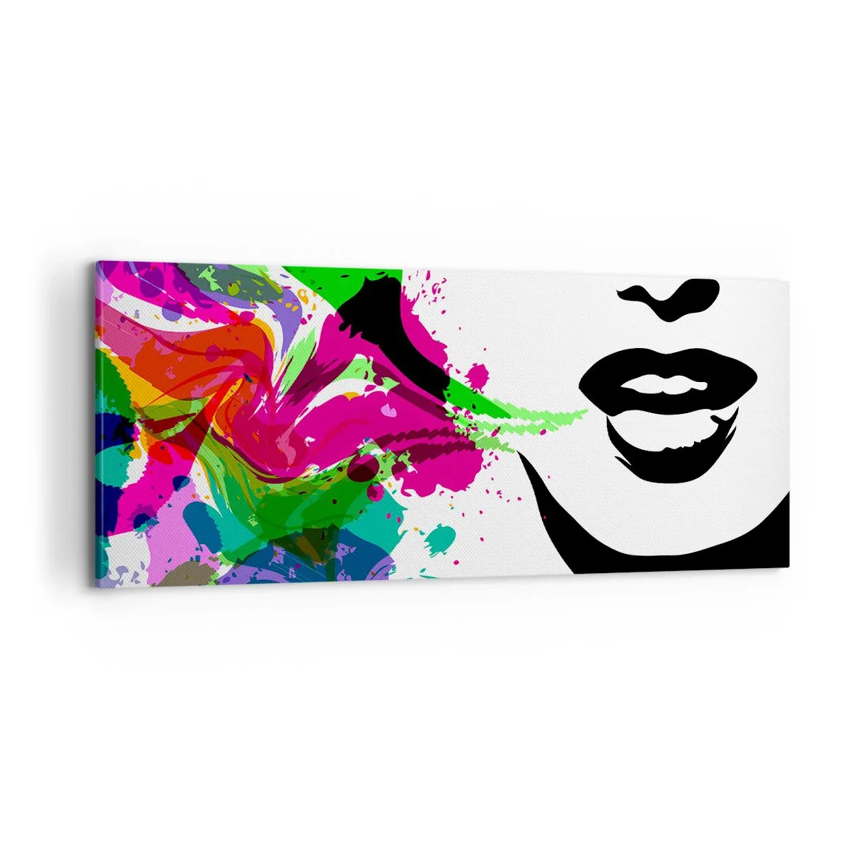 Canvas picture - Tale in Colours of a Rainbow - 100x40 cm