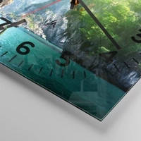 Clock face with numbers