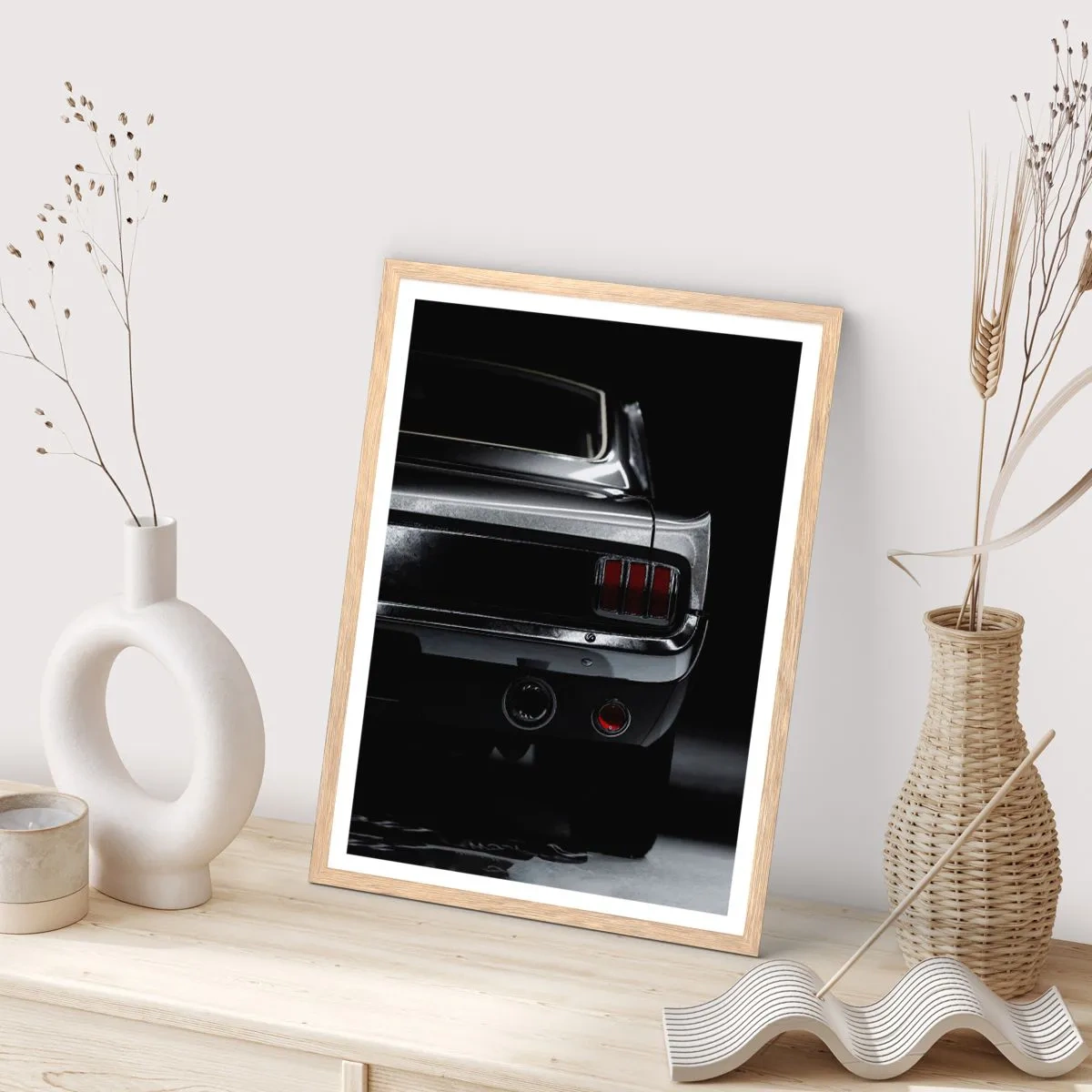 Poster in light oak frame - Charm of the Classic - 50x70 cm