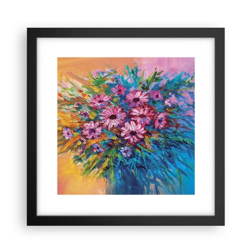 Poster in black frame - Energy of Life - 30x30 cm