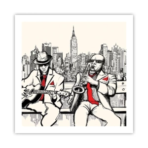 Poster - New York Improvisation - 60x60 cm