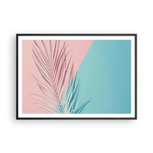 Poster in black frame - Tropical impression - 100x70 cm