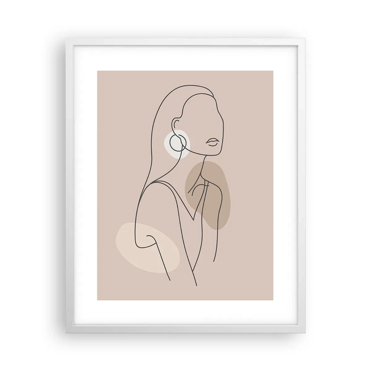 Poster in white frmae - Icon of Girlhood - 40x50 cm