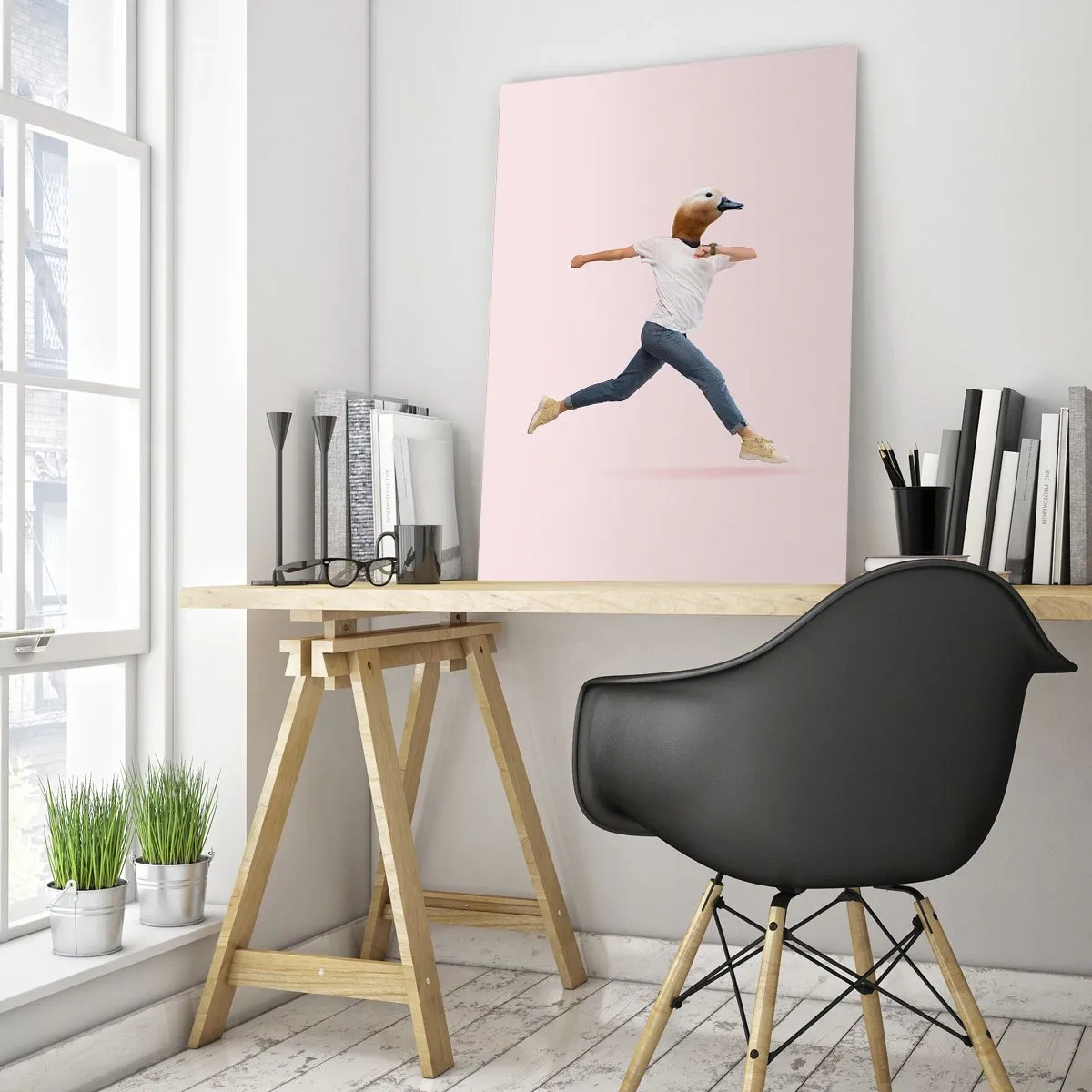 Glass picture - Pinch of Absurd - 70x100 cm