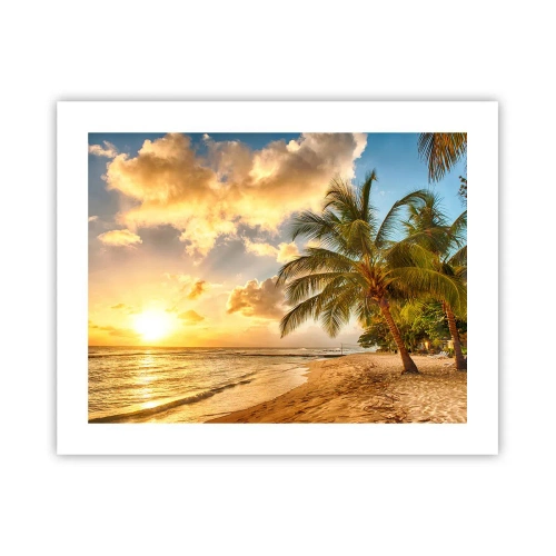 Poster - Eternal Summer, Always Holidays - 50x40 cm