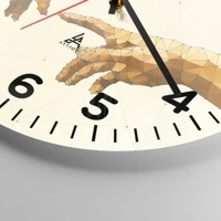 Clock face with numbers