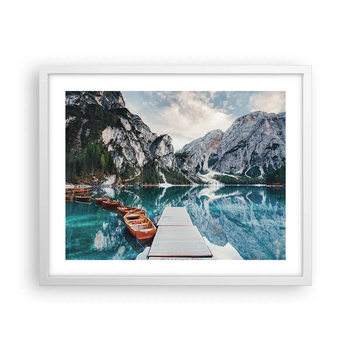 Poster in white frmae - We Will Show You Beauty - 50x40 cm