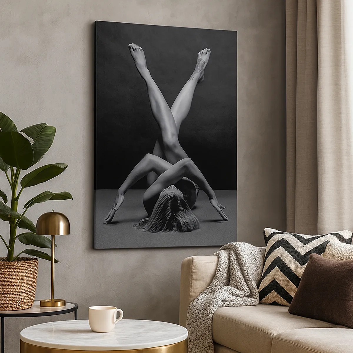 Canvas picture - Geometry of Nakedness - 50x70 cm