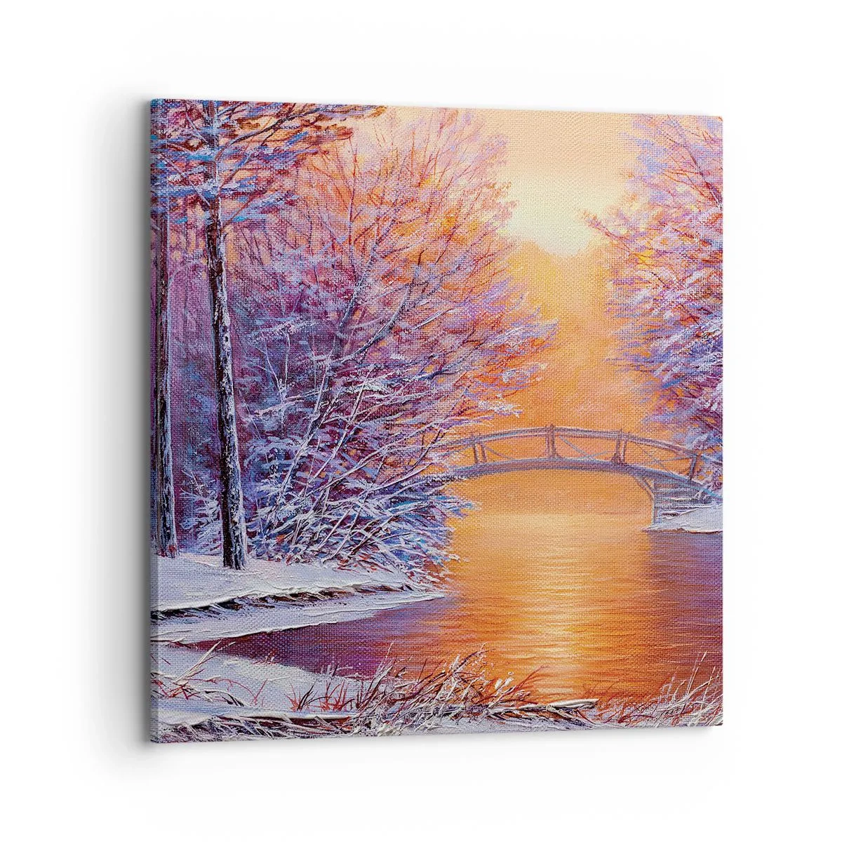 Canvas picture - Let's Meet Here - 70x70 cm