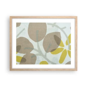 Poster in light oak frame - Composition in Full Sunlight - 50x40 cm