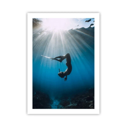 Poster - Underwater dance - 50x70 cm