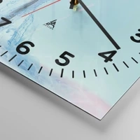 Clock face with numbers