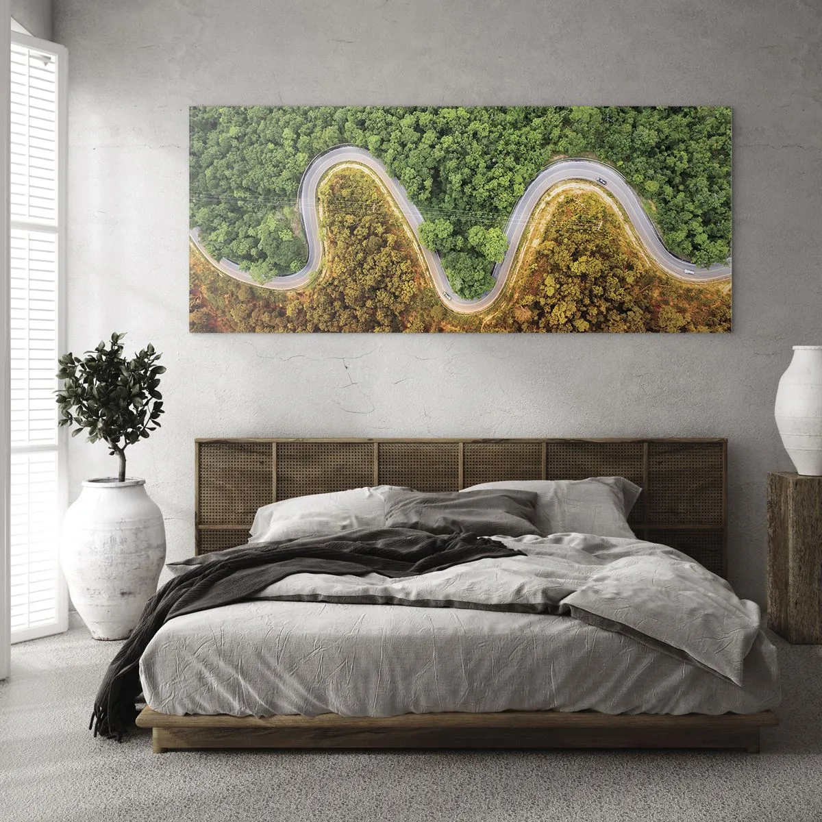 Glass picture - Borders and Breakthroughs - 100x40 cm
