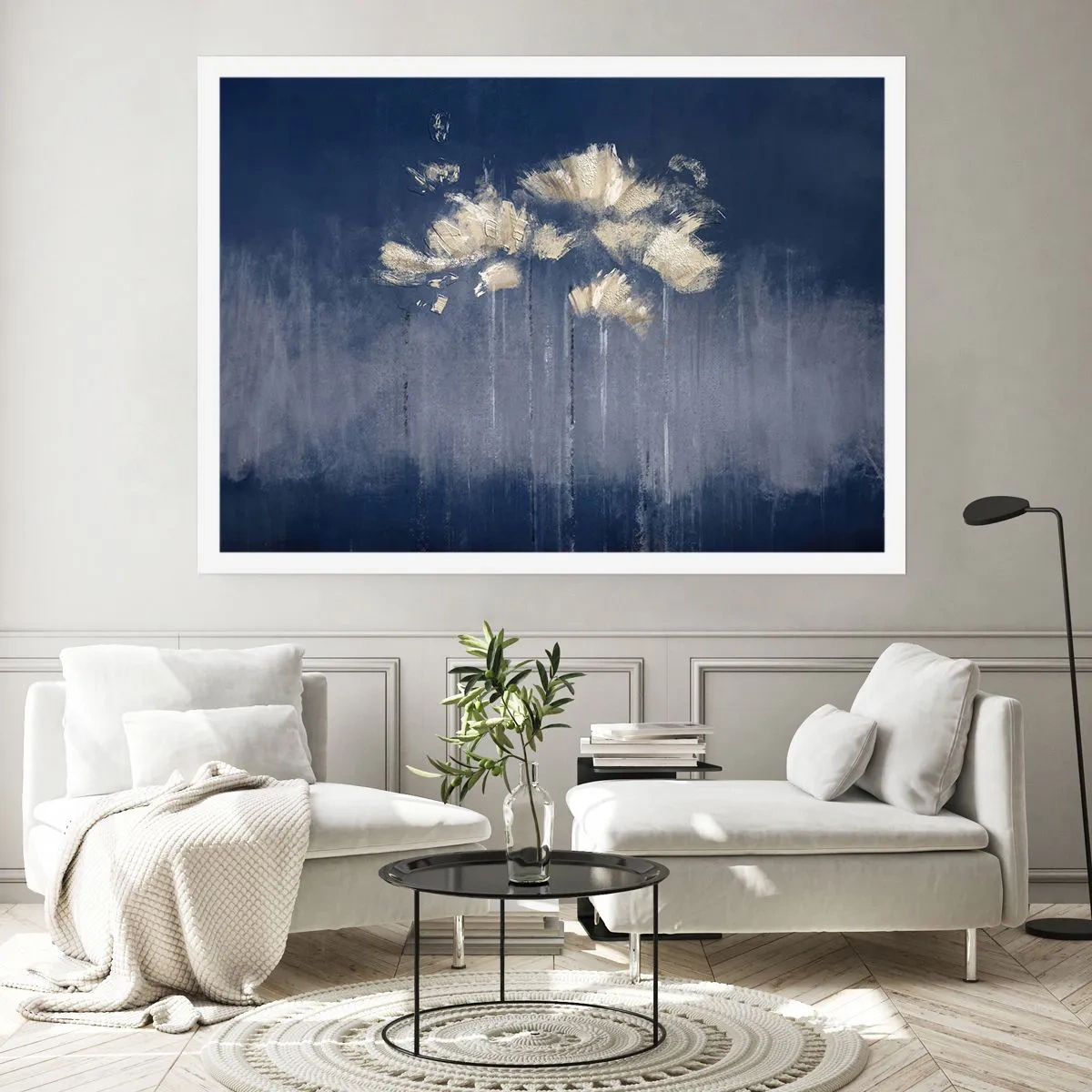 Poster - Like Flakes in the Wind - 70x50 cm