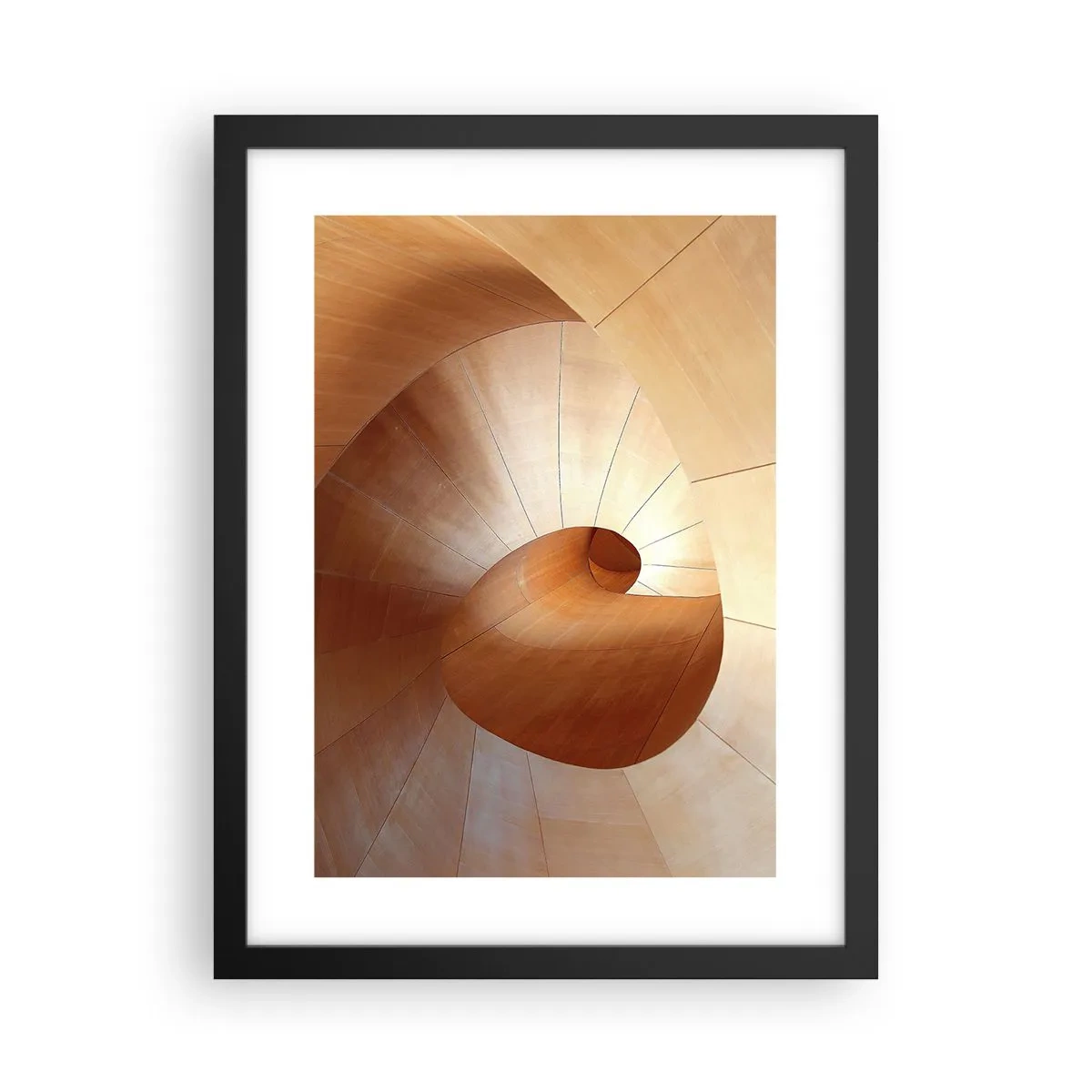 Poster in black frame - Architectural Serpentine - 30x40 cm
