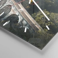 Clock face with lines