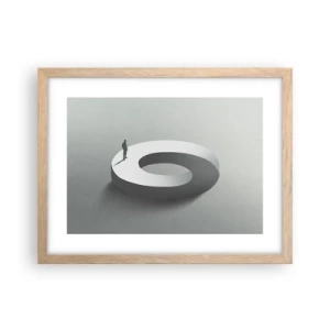 Poster in light oak frame - Puzzle It out - 40x30 cm