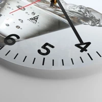 Clock face with numbers