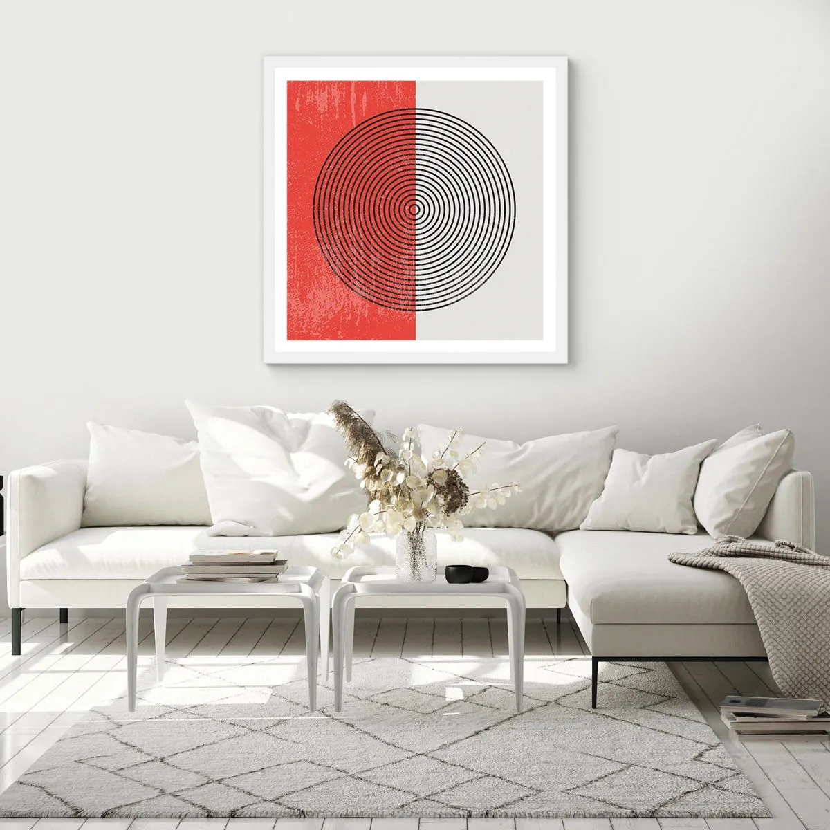 Poster in white frmae - To the Core - 40x40 cm