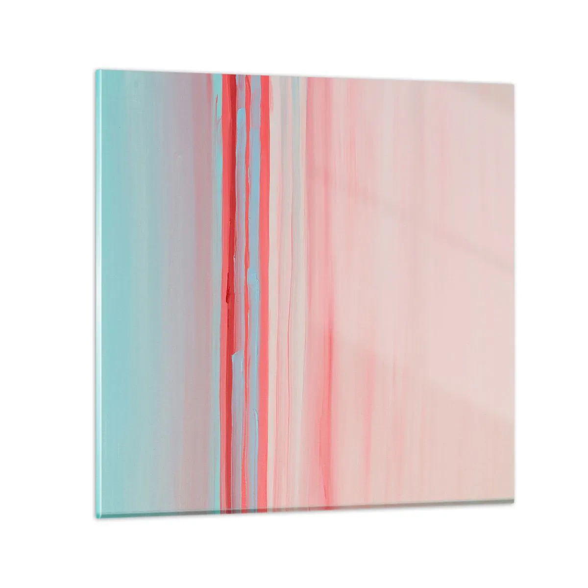 Glass picture - Abstract at Dawn - 60x60 cm