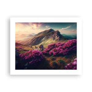 Poster - Summer in the Mountains - 50x40 cm