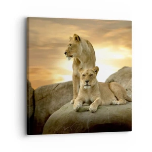 Canvas picture - Royal Majesty - 30x30 cm