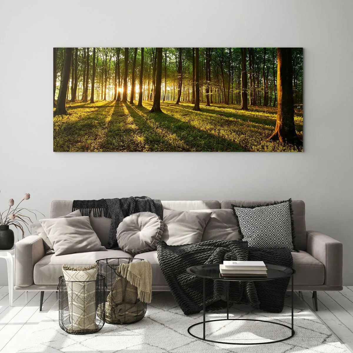 Glass picture - Photography of All Springs - 90x30 cm