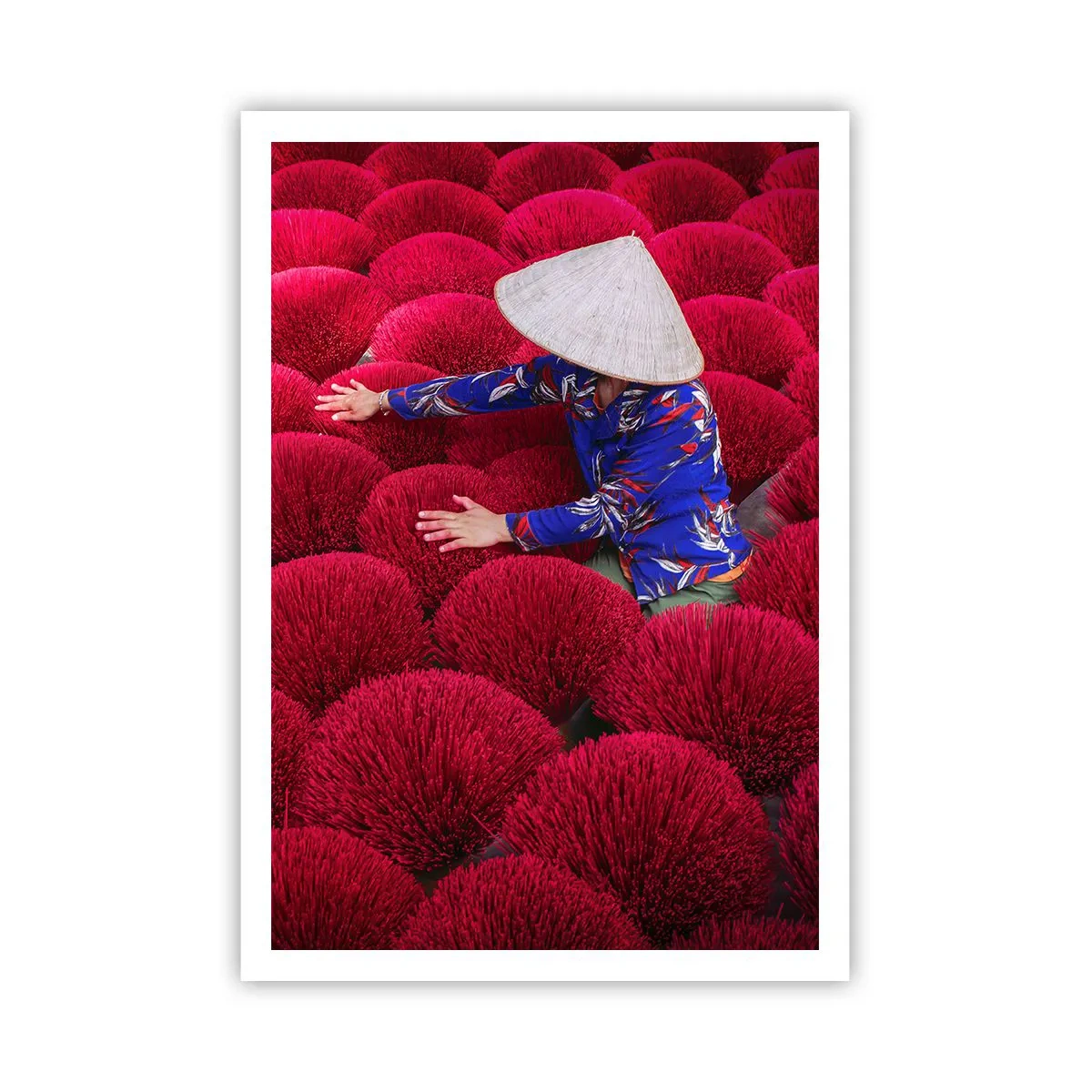 Poster - In the Rice Field - 70x100 cm