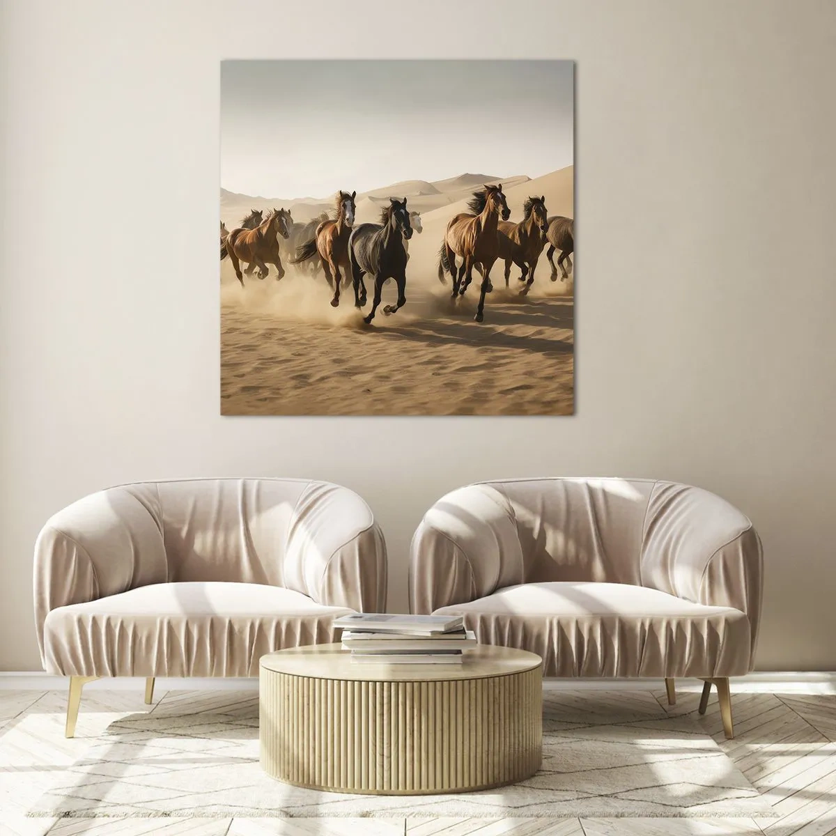 Glass picture - Free as a Wind - 30x30 cm