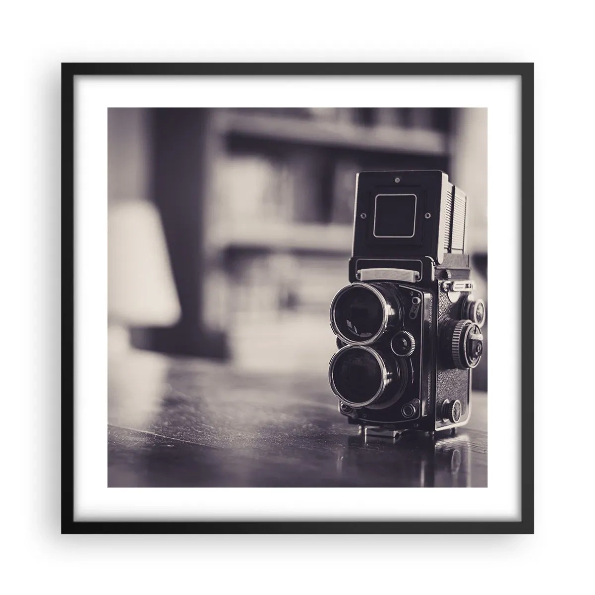 Poster in black frame - Magic of the Old Photograph - 50x50 cm