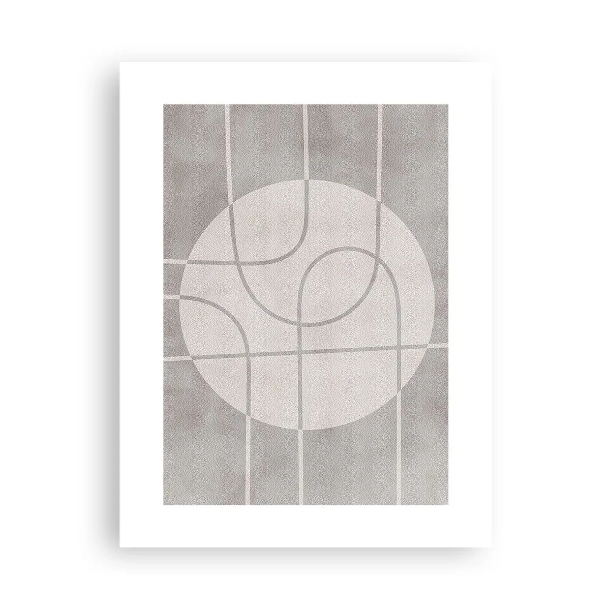 Poster - Circular and Straight - 30x40 cm