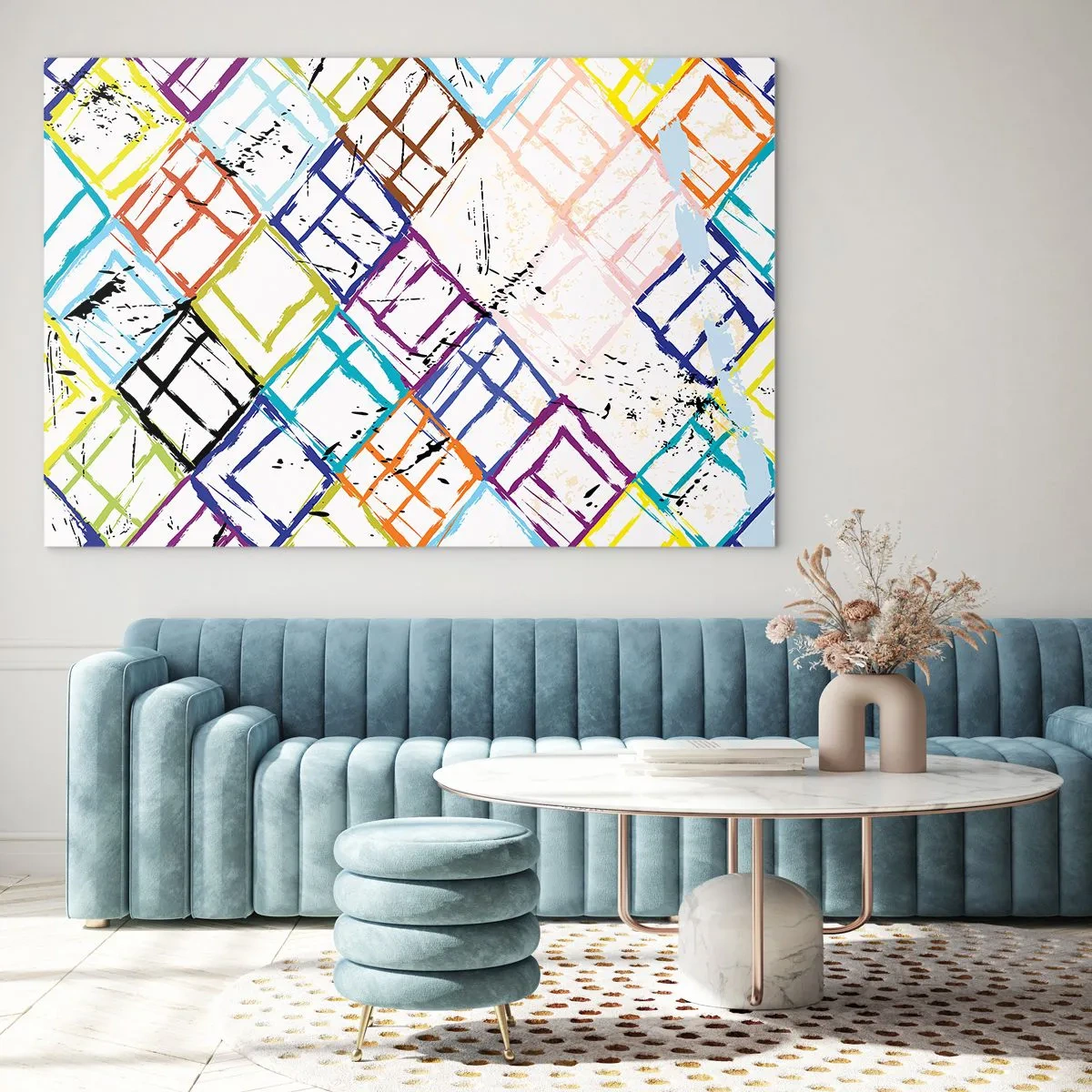 Glass picture - Cells to Rent - 120x80 cm