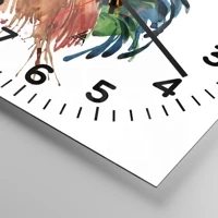 Clock face with numbers