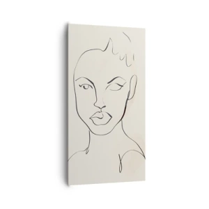 Canvas picture - Outline of Sensuality - 65x120 cm