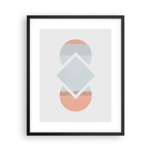 Poster in black frame - Situation Is Clear - 40x50 cm