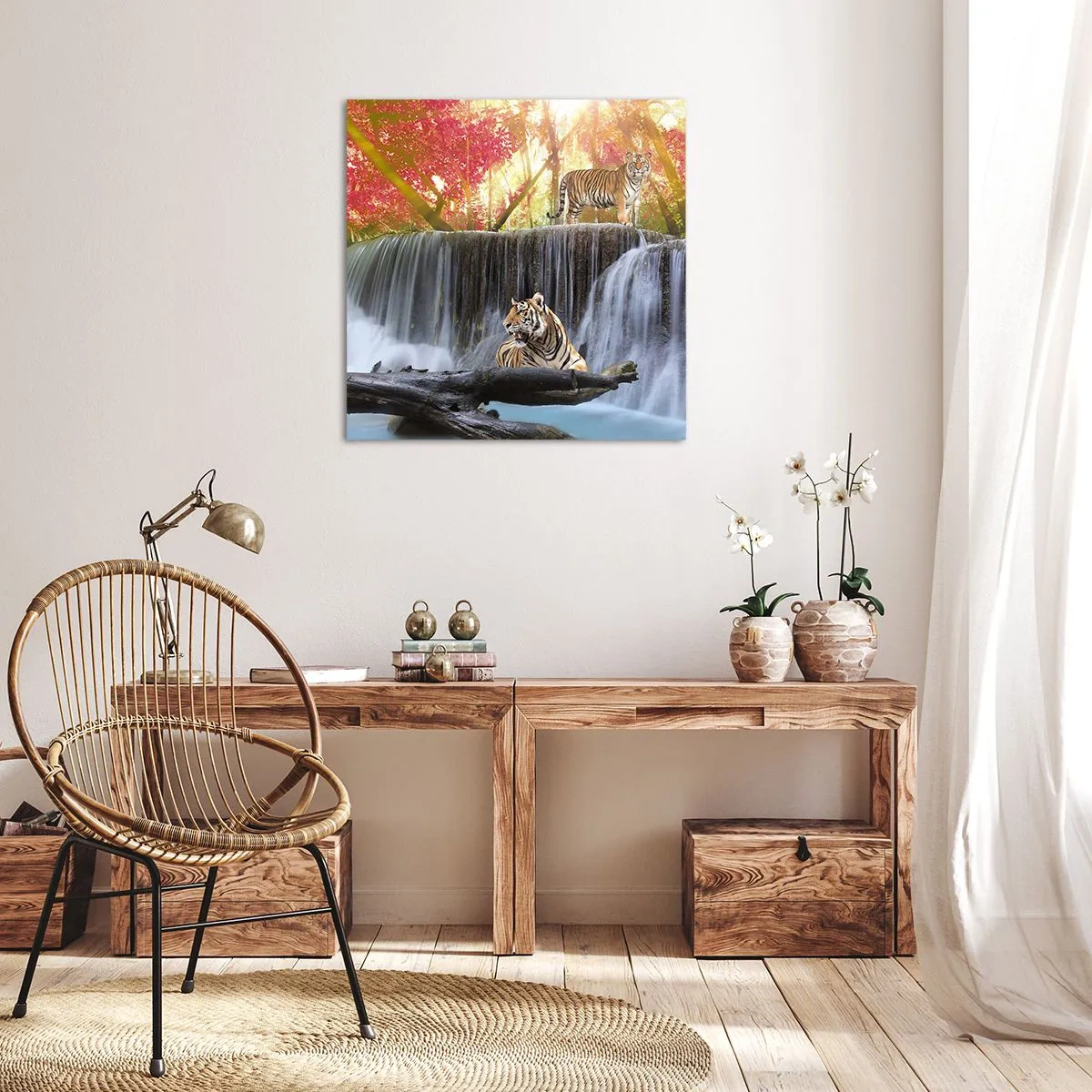 Canvas picture - Surrealistic Landscape - 70x70 cm