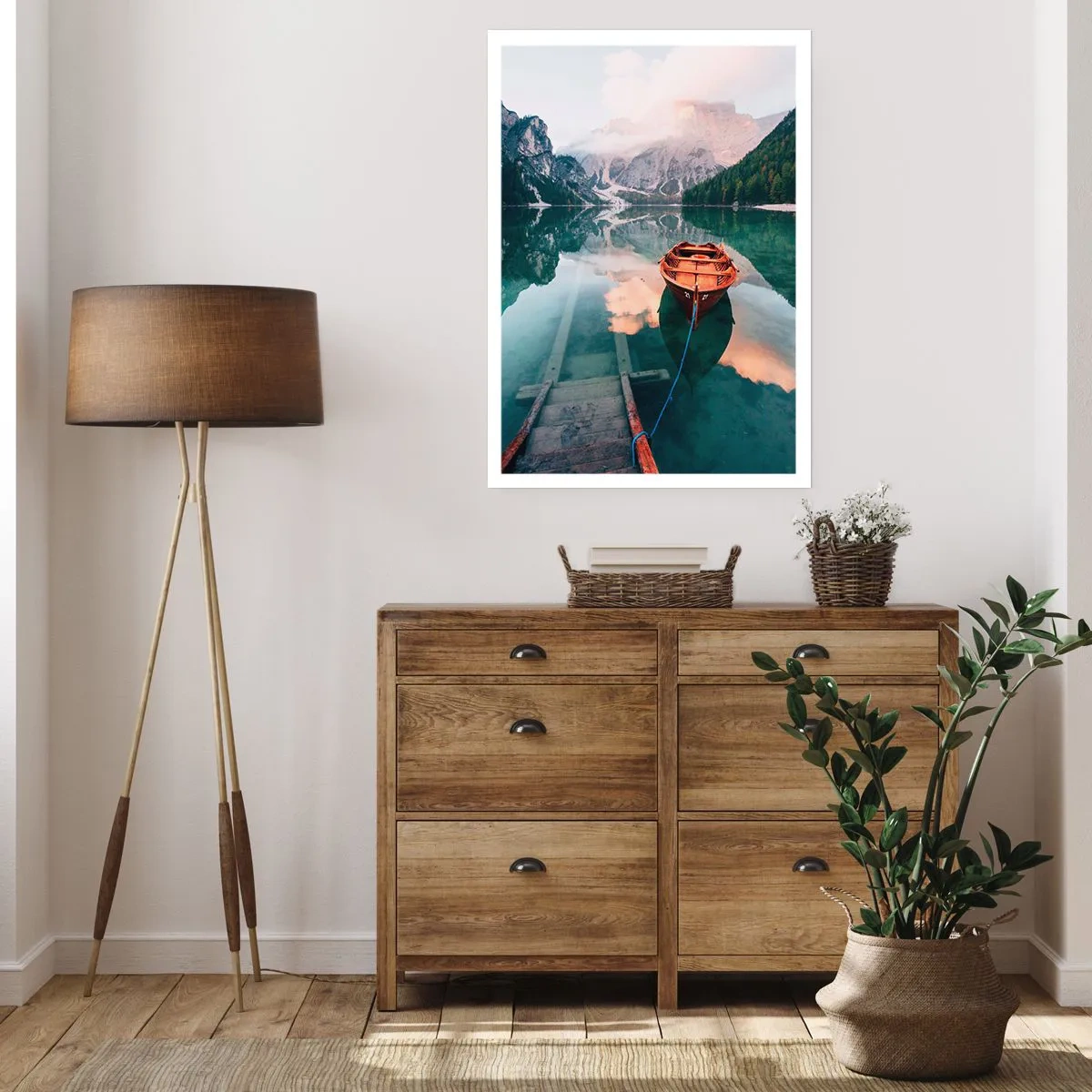 Poster - Peaceful Dream of the Mountains - 61x91 cm