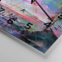 Clock face with numbers