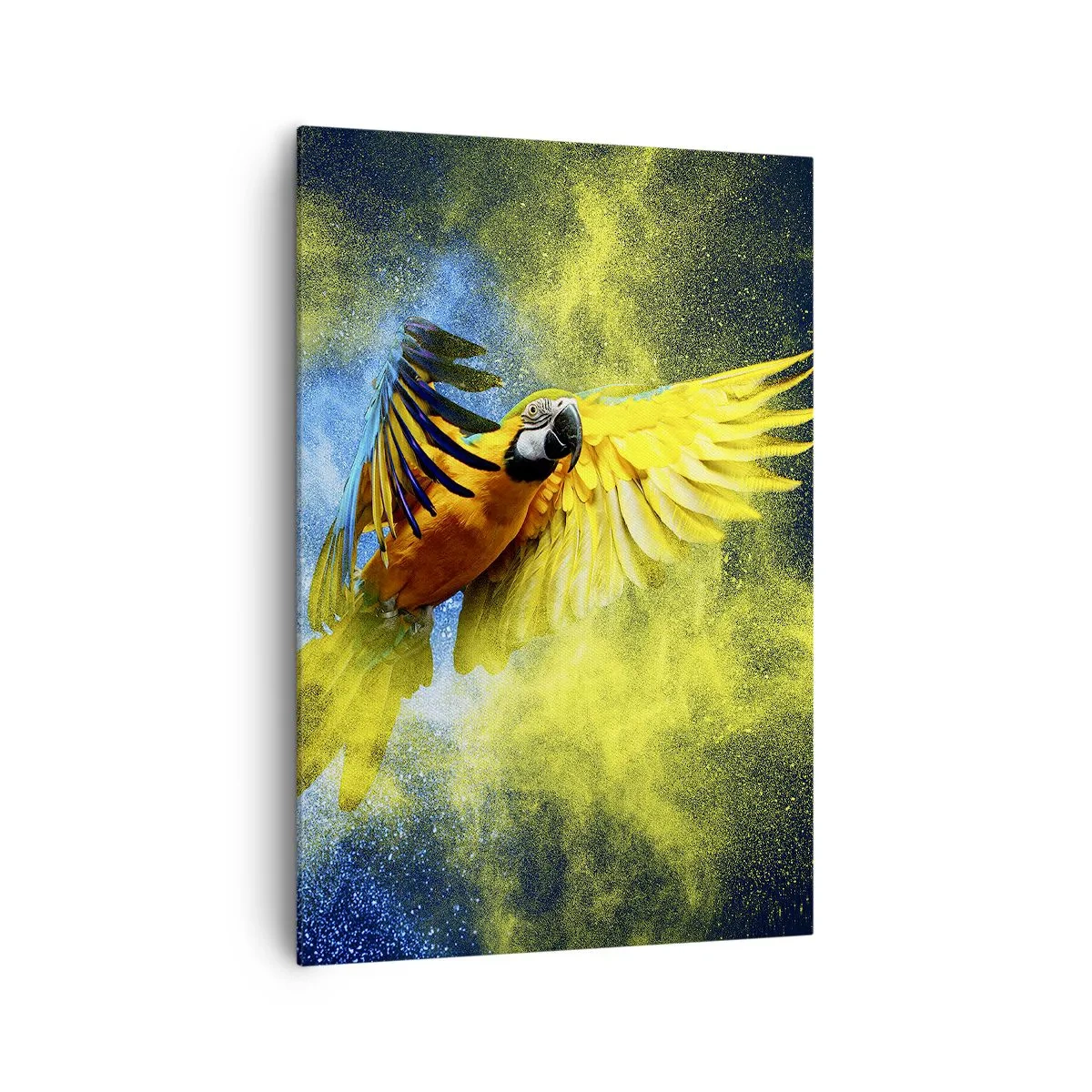 Canvas picture - In Blue and Gold Dust - 70x100 cm